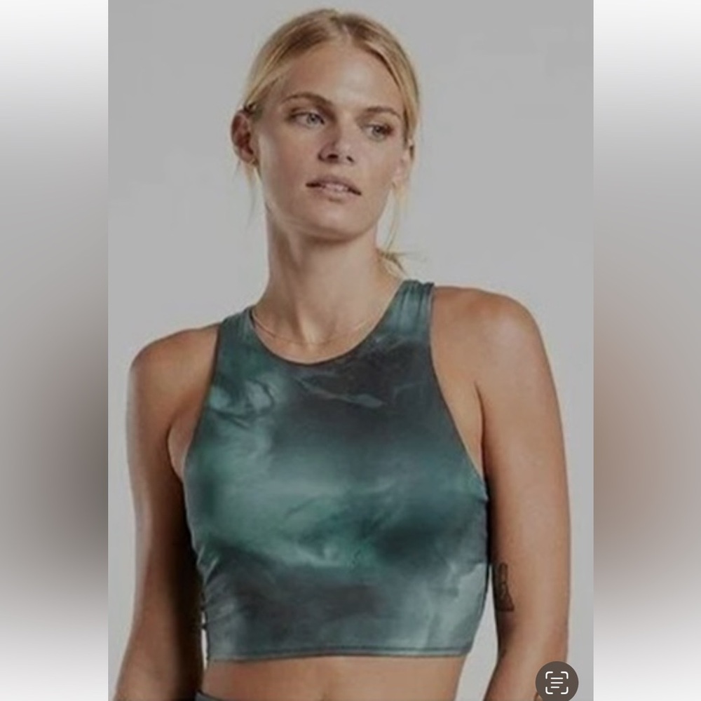 Athleta Conscious Crop Sports Bra Med A-C